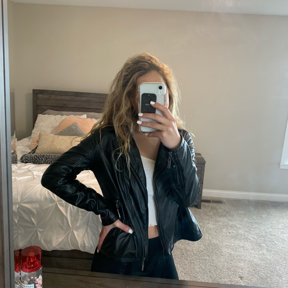 JOUJOU black leather jacket